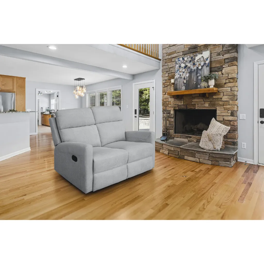 [TENS130] TEN SOFA 2 SEATS 2 MANUAL RELAX XNR6 C/06 LIGHT GREY