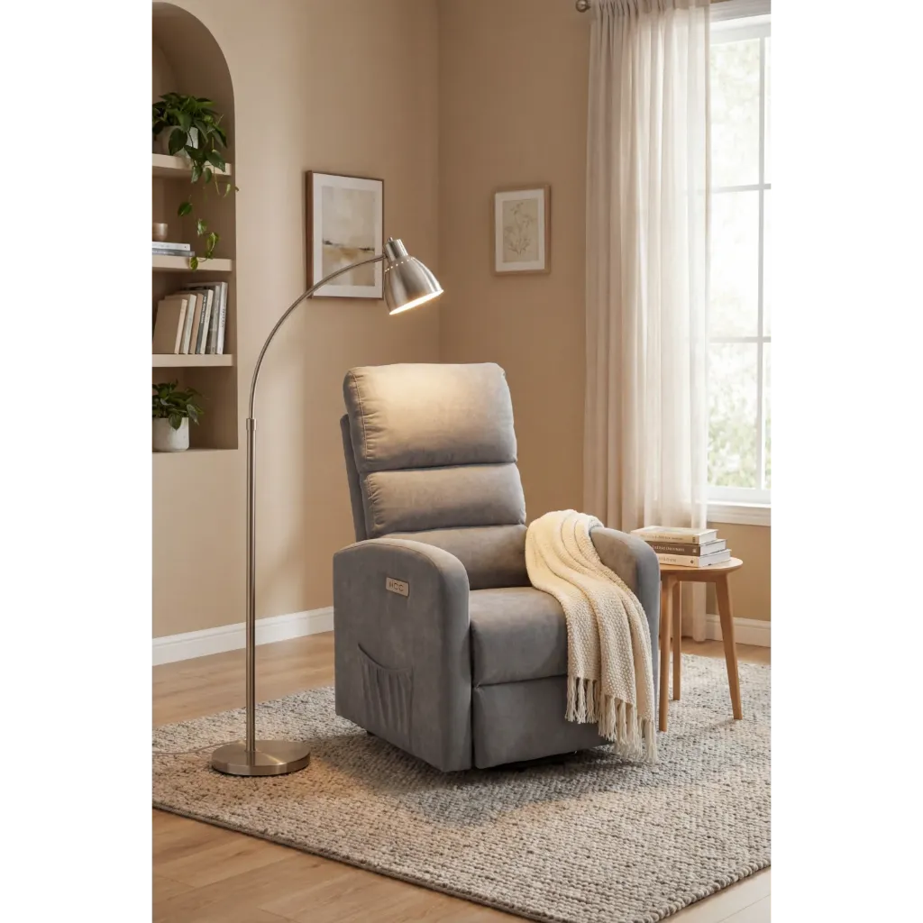 [LIKE252] LIKE SILLON RELAX POWER LIFE 1 MOTOR CON USB (Beige)