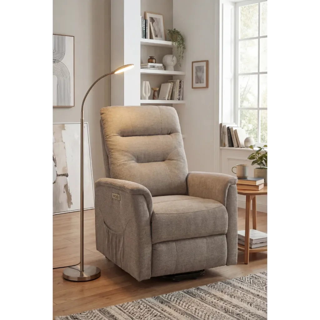[ATLA381] ATLAS SILLON RELAX POWER LIFE 2  MOTORES Y RUEDAS MH (Beige)