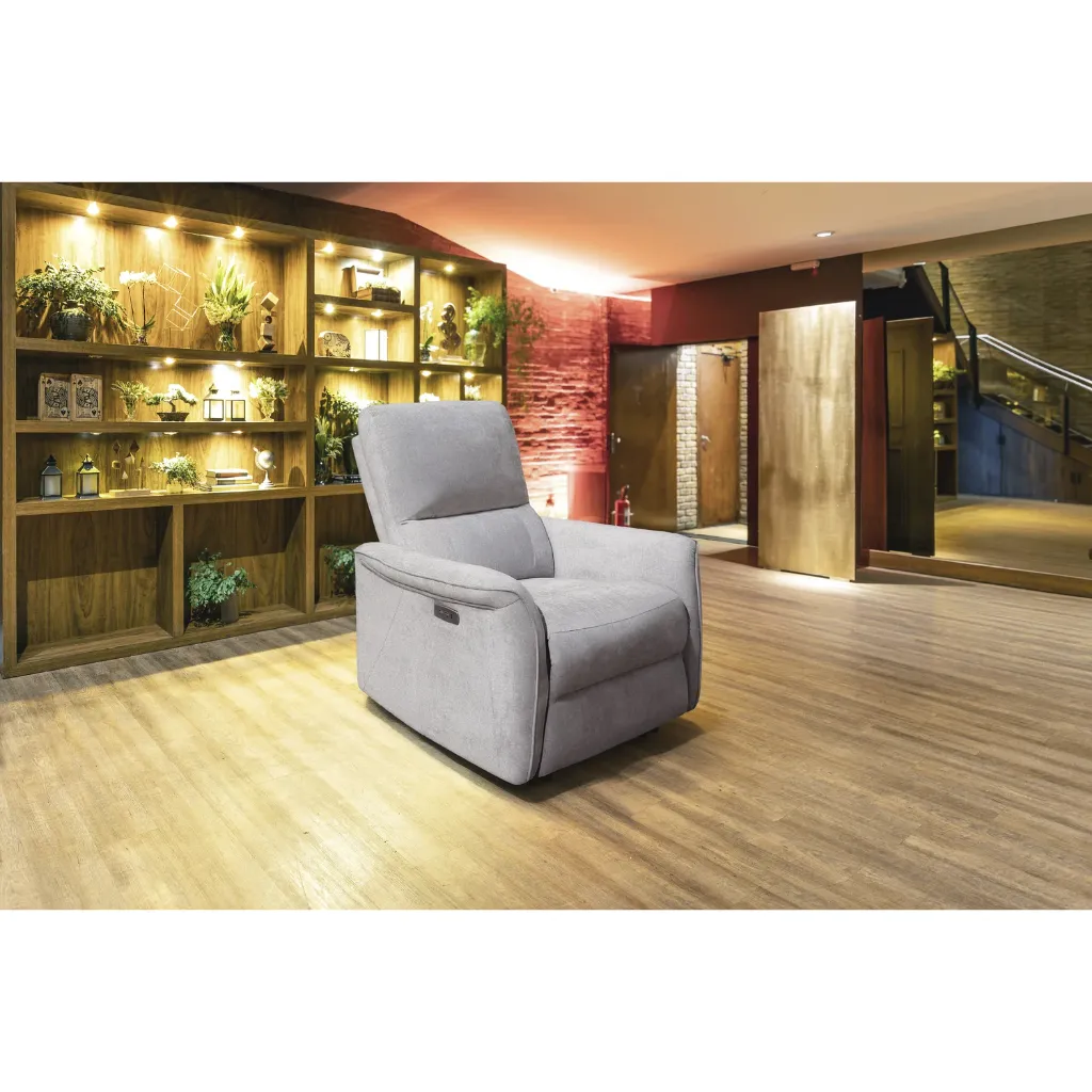 [DENI054] DENIS ELECTRIC RELAX ARMCHAIR (Gray)